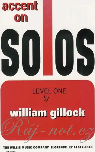 Accent On Solos Book 1 pro klavír od William Gillock Levný