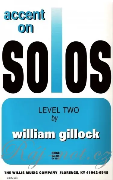 Rychlé Dodání Accent On Solos Book 2 pro klavír od William Gillock