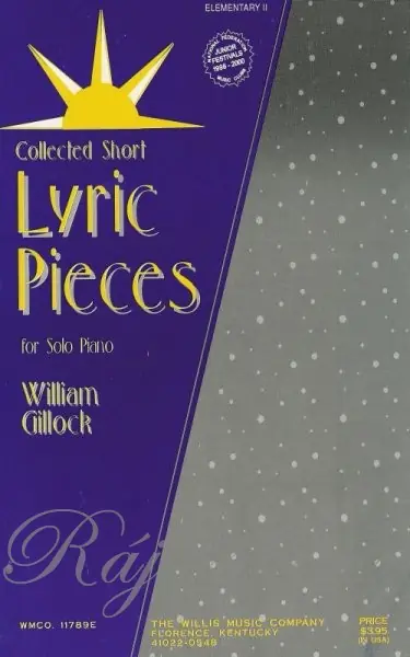 Pouze Dnes GILLOCK - LYRIC PIECES elementary II