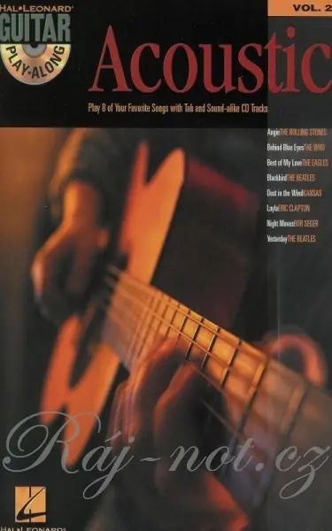 Cenový Hit Guitar Play Along 2 - ACOUSTIC GUITAR zpěv/kytara + tabulatura
