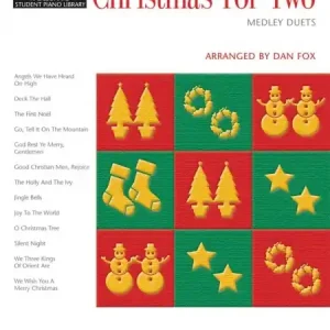 CHRISTMAS FOR TWO- vánoční melodie pro 1 klavír 4 ruce Jen Po Omezenou Doba