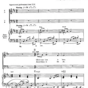 Finální Výprodej Christmas Time is Here / SATB