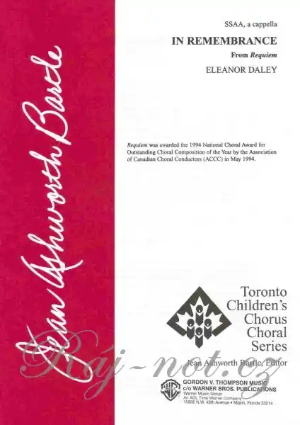 IN REMEMBRANCE from Requiem / SSAA a cappella Jen Po Omezenou Doba