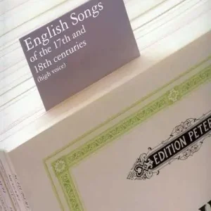 English Songs of the 17th and 18th Centuries (hohe bis mittlere Stimme) Hit Sezóny