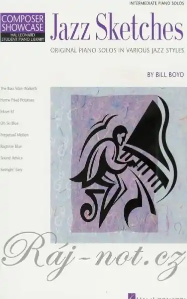 Výprodej JAZZ SKETCHES by Bill Boyd / sólo klavír