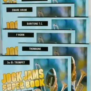 Objednat Nyní JOCK JAMS SUPER BOOK Collection for Marching Band / party