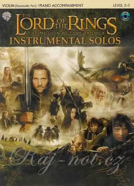 Lord of the Rings Instrumental Solos for Strings - pro housle a klavír Hit Sezóny