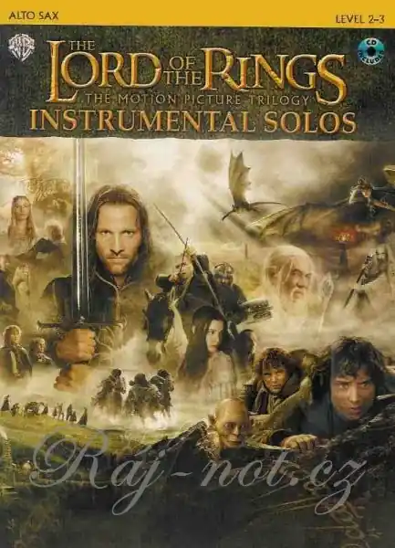 Cenová Bomba Lord of the Rings Instrumental Solos - 10 skladeb pro altový saxofon