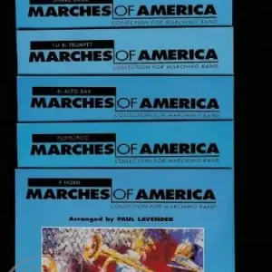 MARCHES OF AMERICA Collection for Marching Band / party Originální