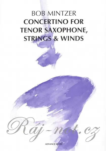 Akční Nabídka Concertino For Tenor Saxophone, Strings & Winds / tenorový saxofon + klavír (piano reduction)