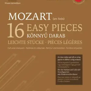 16 Easy Pieces - 16 jednoduchých skladeb pro smyčcový orchestr party a partitura Akce