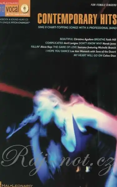 Ihned K Objednání PRO VOCAL 3 - CONTEMPORARY HITS FOR FEMALE