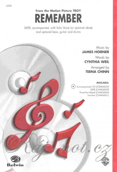 Speciální Cena REMEMBER - from TROY SATB