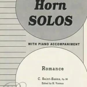 Horká Nabídka ROMANCE - F HORN SOLOS WITH PIANO / lesní roh + klavír