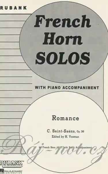 Horká Nabídka ROMANCE - F HORN SOLOS WITH PIANO / lesní roh + klavír
