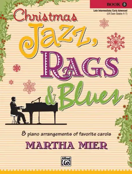 Akční Nabídka Christmas Jazz, Rags & Blues, Book 5 - vánoční melodie pro klavír