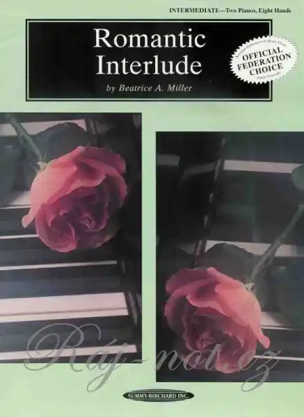 Romantic Interlude - pro dva čtyřručné klavíry Originální