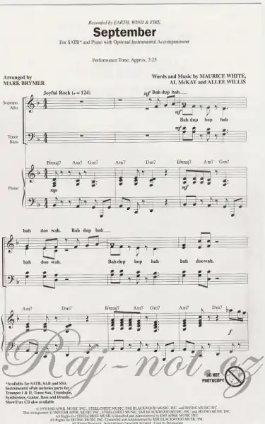 Sezónní Sleva SEPTEMBER / SATB*