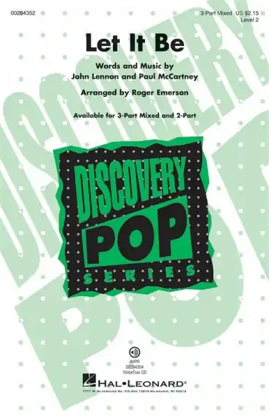 Super Cena Let It Be - Discovery Level 2 - noty pro sbor 3-Part Choir