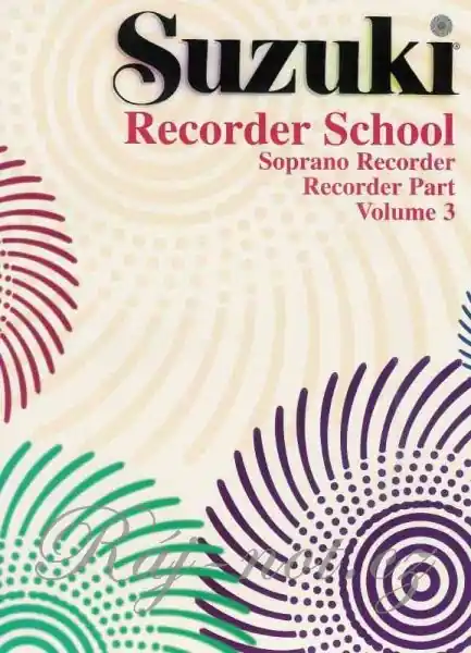 SUZUKI SOPRANO RECORDER SCHOOL 3 - zobcová flétna Novinka