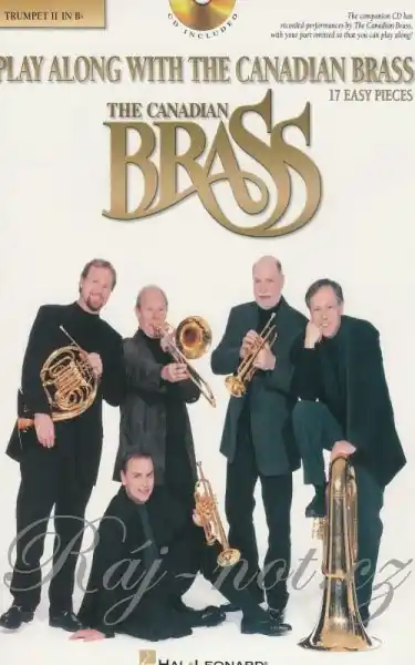 Akční Cena Play Along with the Canadian Brass - 12 nejznámějších skladeb pro trumpetu