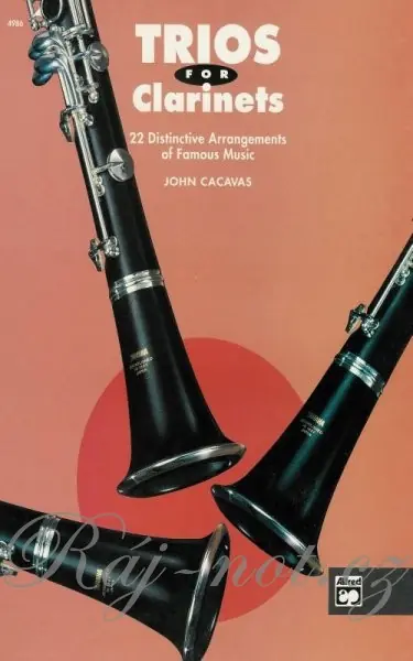 Speciální Cena TRIOS FOR CLARINETS arranged by John Cacavas / tria pro klarinet