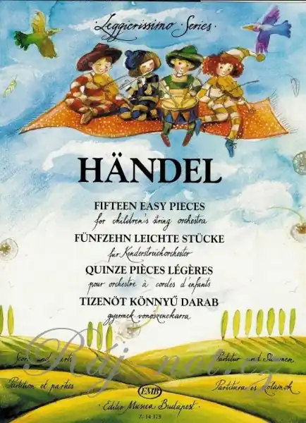 HANDEL - 15 easy pieces for children´s string orchestra Časově Omezené
