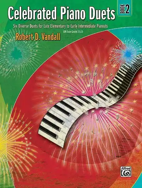 Celebrated Piano Duets 2 sedm klavírních duet pro mírně pokročilé klavíristy - 1 klavír 4 ruce Oblíbený