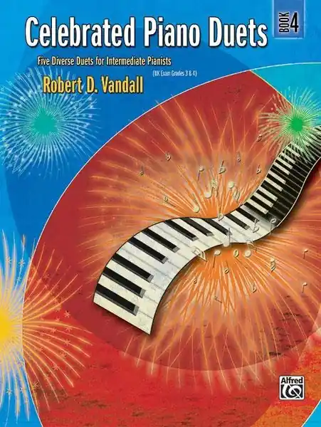 Celebrated Piano Duets 4 sedm klavírních duet pro mírně pokročilé klavíristy - 1 klavír 4 ruce Nejprodávanější