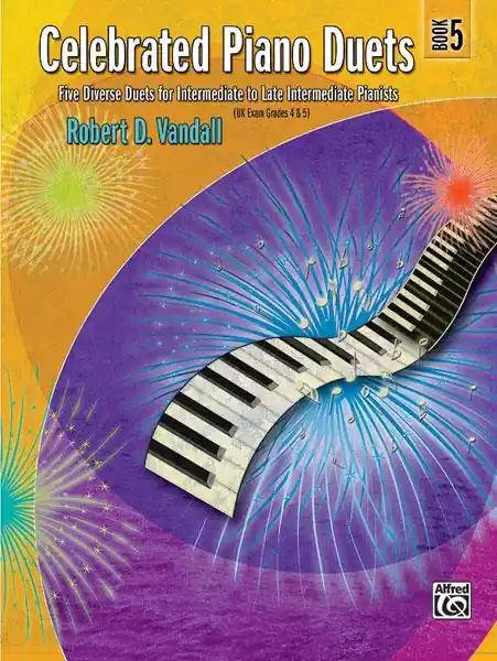 Značkový Celebrated Piano Duets Book 5 - sedm klavírních duet pro čtyřručný klavír