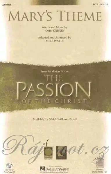 MARY‘S THEME (The Passion of The Christ) / SATB* Značkový