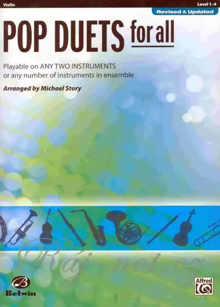 POP DUETS FOR ALL (Revised and Updated) level 1-4 // housle Akční Cena