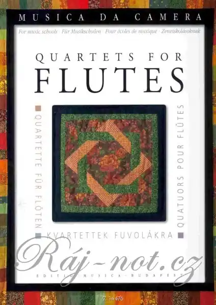 Quartette für Flöten - 22 skladeb pro 4 příčné flétny Nejprodávanější