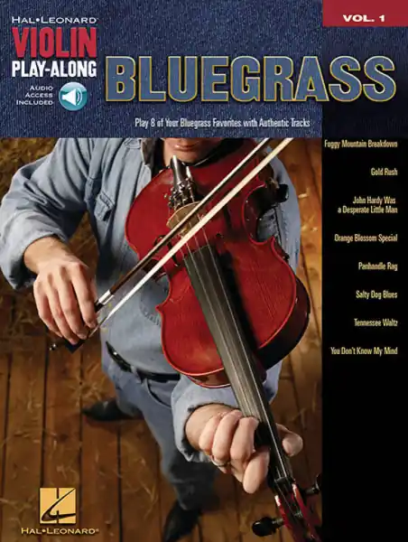 Violin Play-Along 1 - 8 Bluegrass melodií pro housle Vysoce Kvalitní
