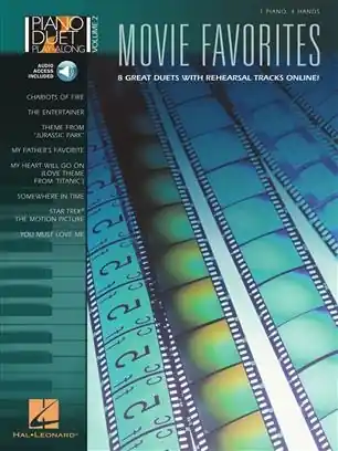 Víkendová Akce Movie Favorites skladby pro čtyřruční klavír