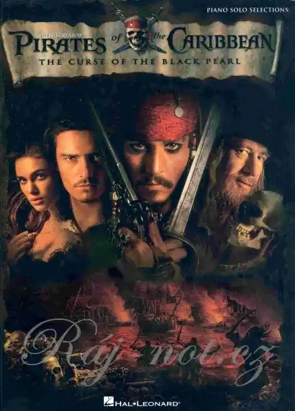 Pirates of the Caribbean 1 - The Curse of the Black Pearl - Piráti z Karibiku pro klavír Nová Kolekce