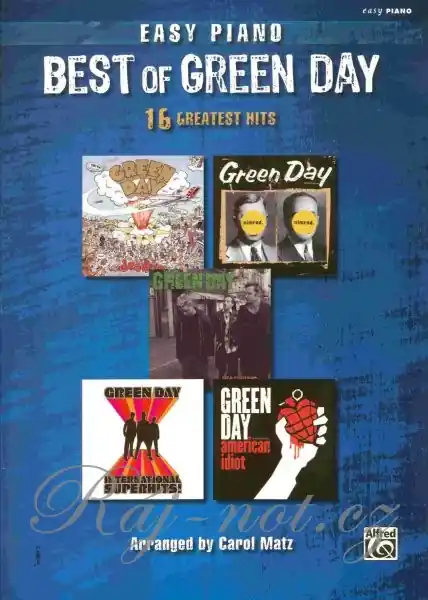 Nová Kolekce BEST OF GREEN DAY noty pro klavír