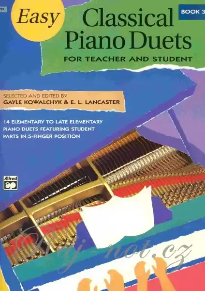 Easy Classical Piano Duets 3 - Klasická klavírní dueta pro žáka a učitele Ověřený