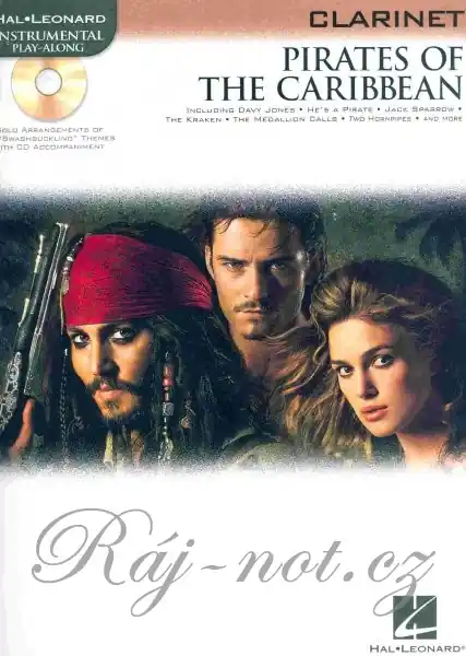Zlevněný Pirates of the Caribbean - Písně z filmu Piráti z Karibiku písně pro klarinet