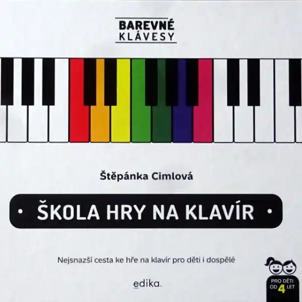 Barevné klávesy – škola hry na klavír Super Cena