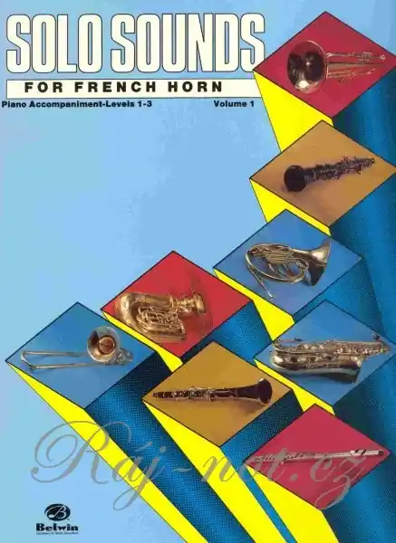 Koupit Online SOLO SOUNDS FOR F HORN level 1-3 / lesní roh - klavírní doprovod