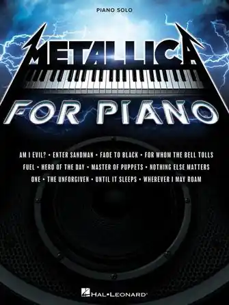 Metallica for Piano Solo - 12 skladeb pro hráče na klavír Zlevněný