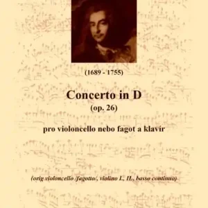 Concerto in D (op. 26) - klav. výtah - violoncello, piano Vrácení Zdarma