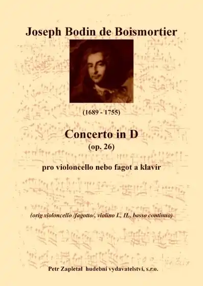 Concerto in D (op. 26) - klav. výtah - violoncello, piano Vrácení Zdarma