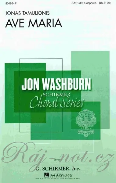 Speciální Cena AVE MARIA pro sbor SATB a cappella
