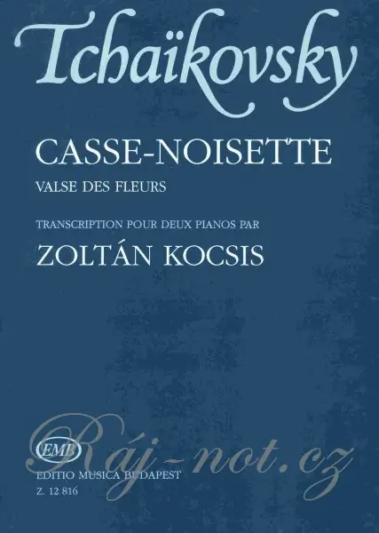 Nejprodávanější Casse-Noisette - noty pro čtyřruční klavír