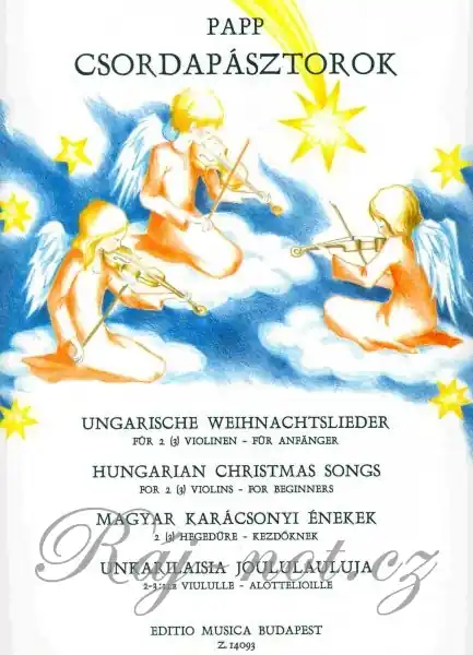 Výprodej Hungarian Christmas Songs (Maďarské vánoční písně) / dvoje (troje) housle pro začátečníky