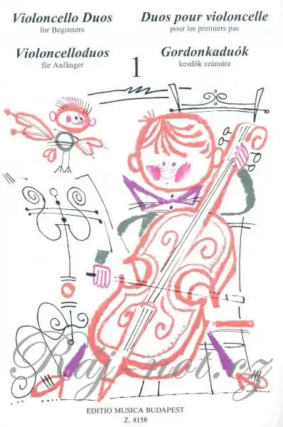 Violoncello Duos 1 for Beginners - snadné skladby pro dvě violoncella Odeslání Ihned