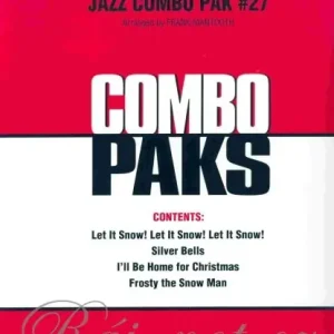JAZZ COMBO PAK 27 (Christmas songs) + Audio Online / malý jazzový soubor Akční Cena