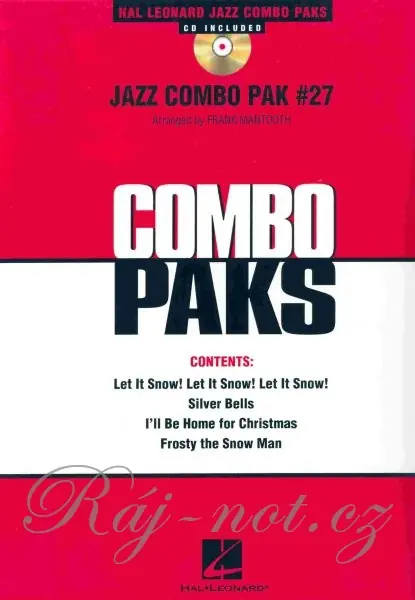 JAZZ COMBO PAK 27 (Christmas songs) + Audio Online / malý jazzový soubor Akční Cena